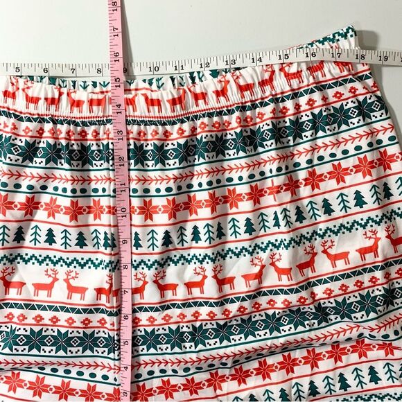 NWT Family Matching Christmas Pajama Set Dad Reindeer Snowflakes Jogger 3XL - Picture 10 of 11